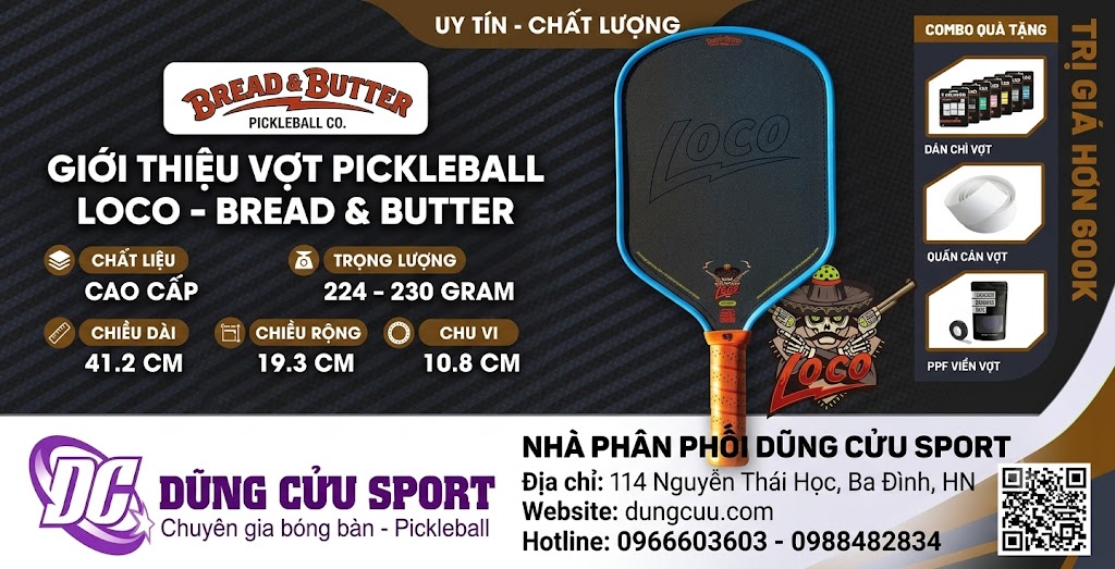 Dũng Cửu Sport - Chuyên đồ Pickleball Loco