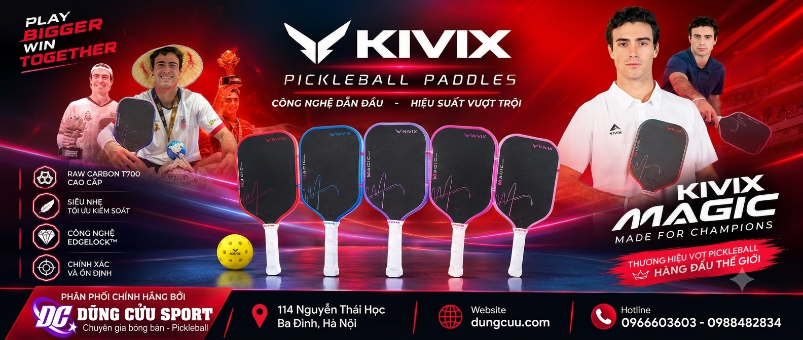 KIVIX MAGIC — sự lựa chọn của nhà vô địch, được chế tạo cho những người chơi sẵn sàng nâng tầm mọi cú đánh.